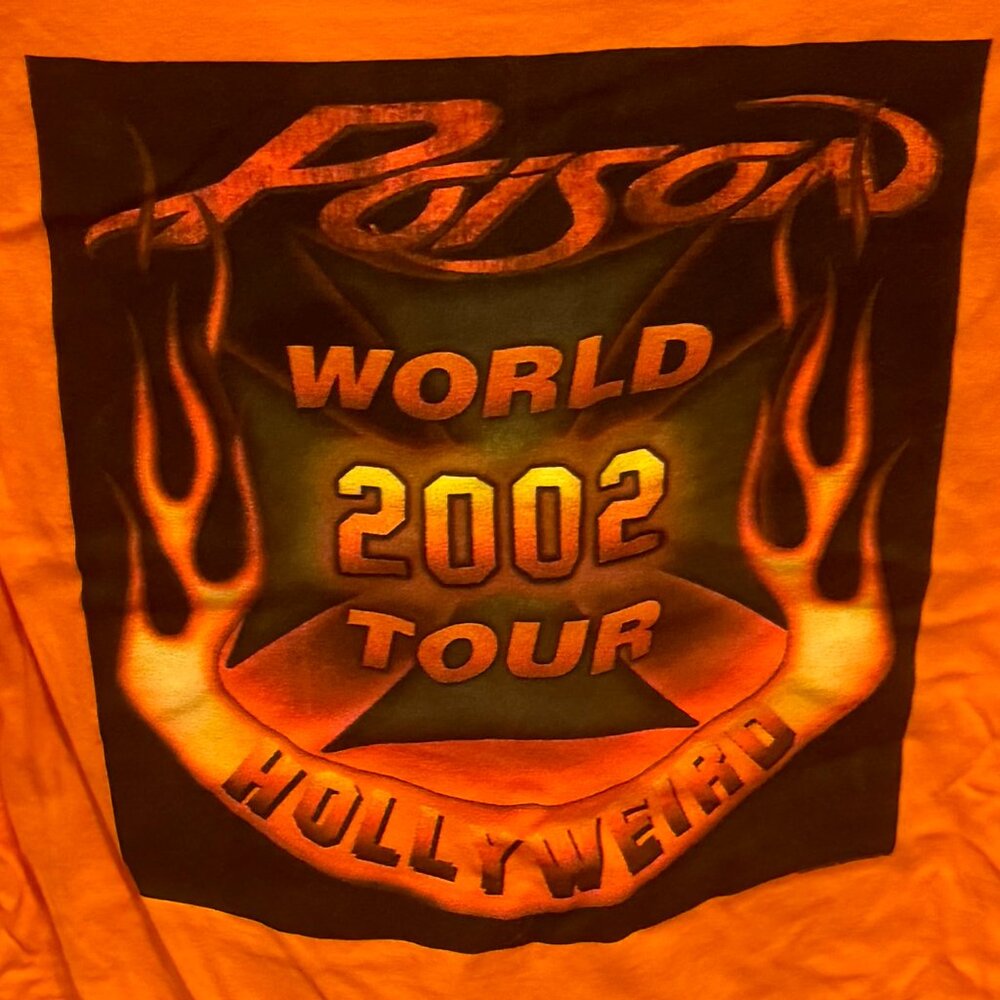 Poison Concert tee - never worn - 2002 Hollyweird Tour COLLECTIBLE